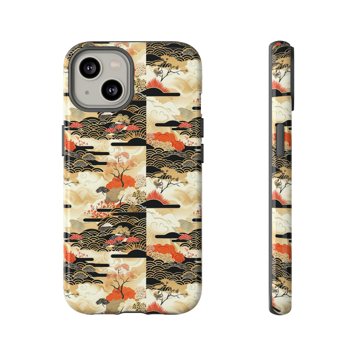 Japanese Pattern Phone Case – Elegant & Timeless Design for Your Phone 123