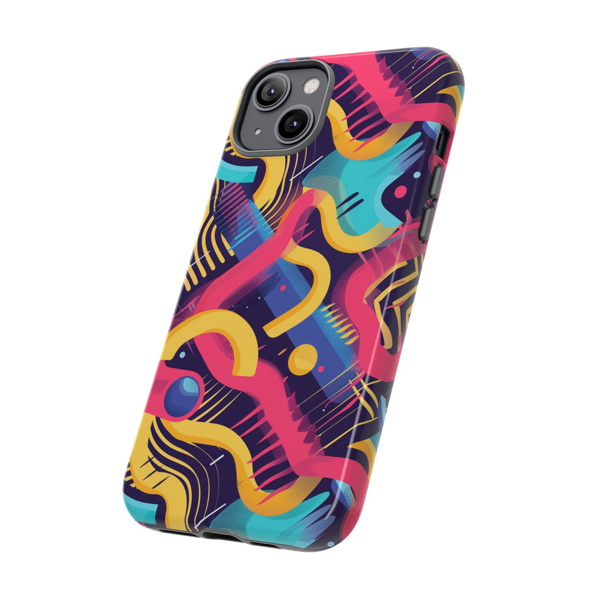 Retro 80s Seamless Phone Case – Vintage Style Meets Modern Protection 2