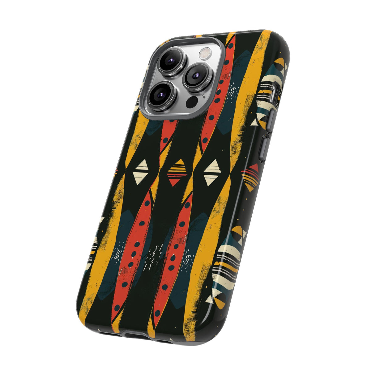 Stylish African Pattern Phone Case – Unique and Vibrant Protection 156