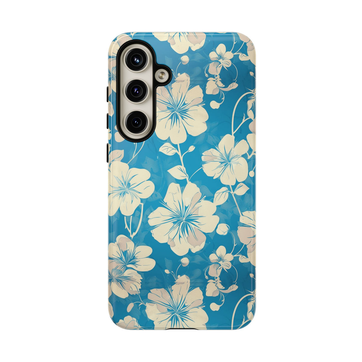 Blue Floral Seamless Pattern Phone Case