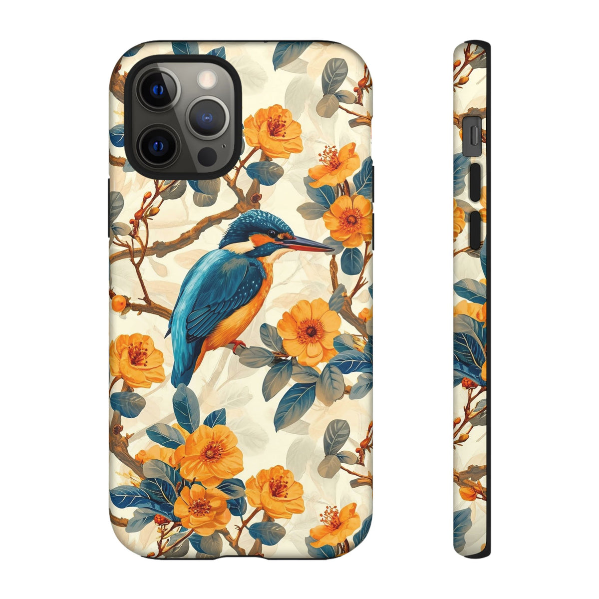 Birds Seamless Pattern Phone Case – Elegant and Timeless Avian Design