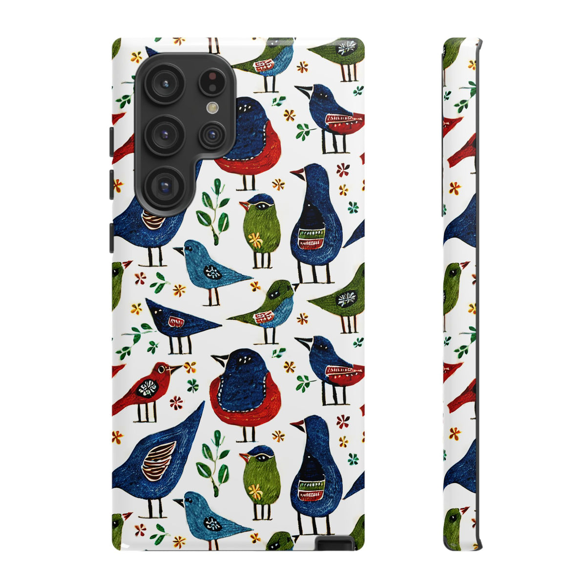 Birds Seamless Pattern Phone Case – Elegant and Timeless Avian Design 12