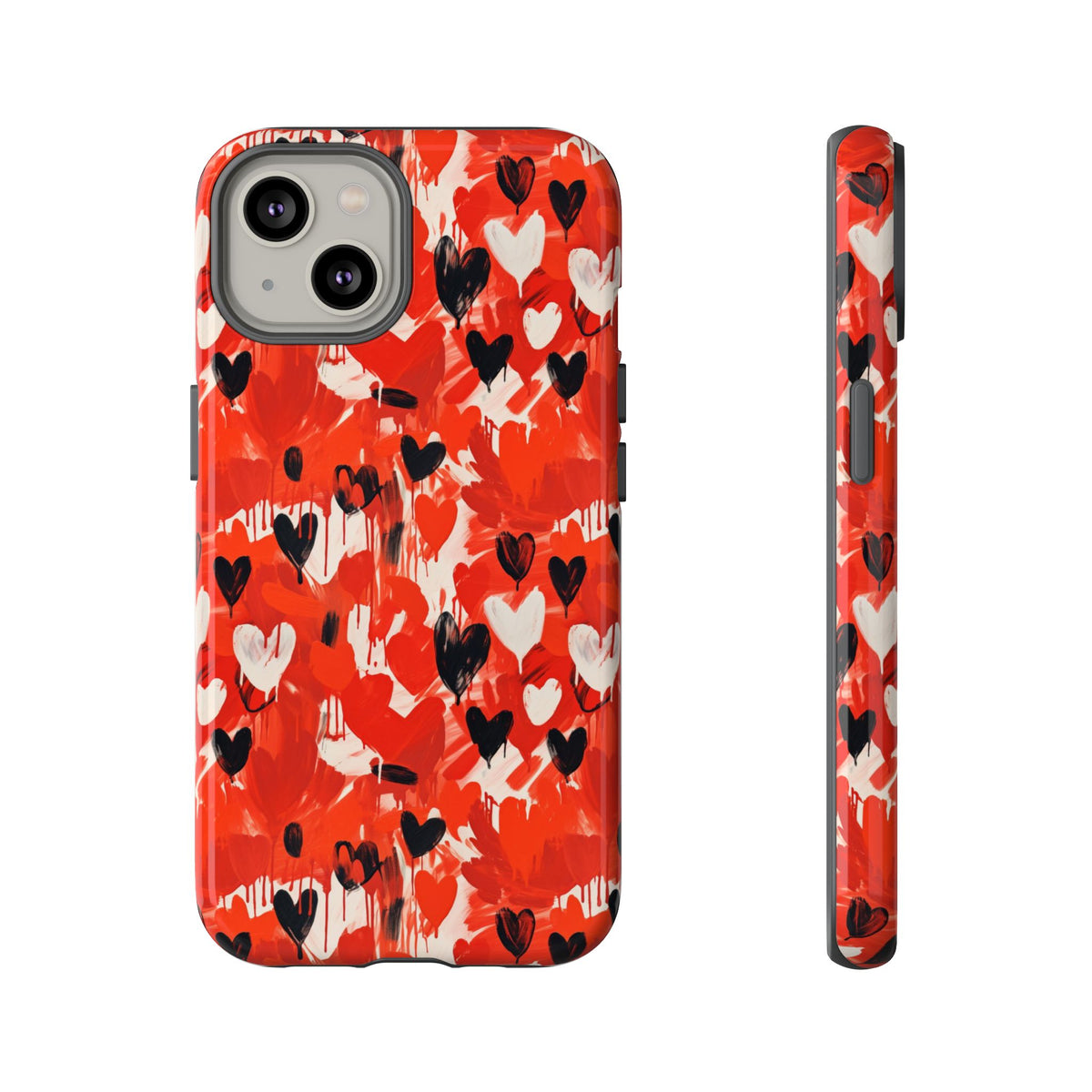 Heart Pattern Phone Case – Stylish & Loving Design for Your Device 355