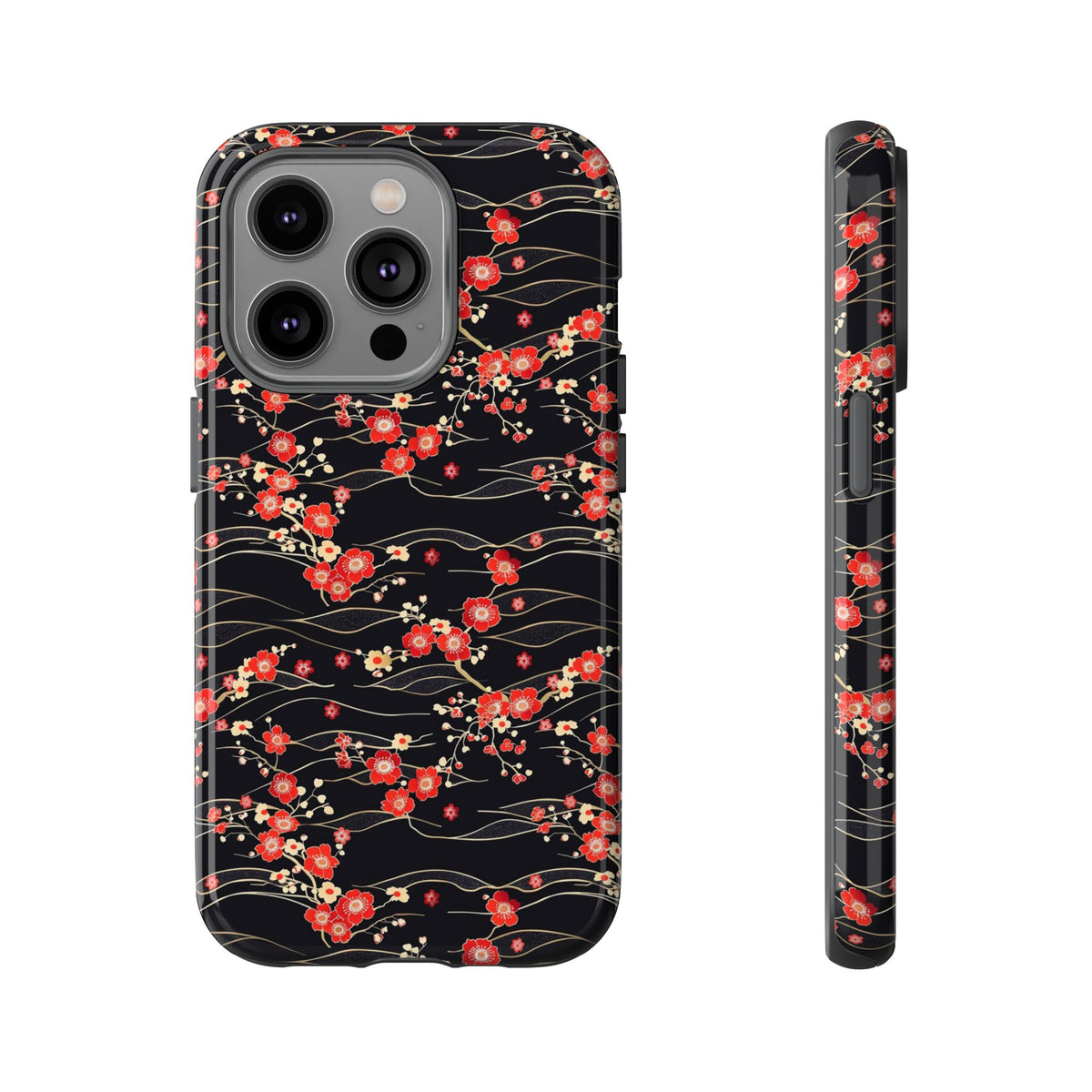 Japanese Pattern Phone Case – Elegant & Timeless Design for Your Phone 041