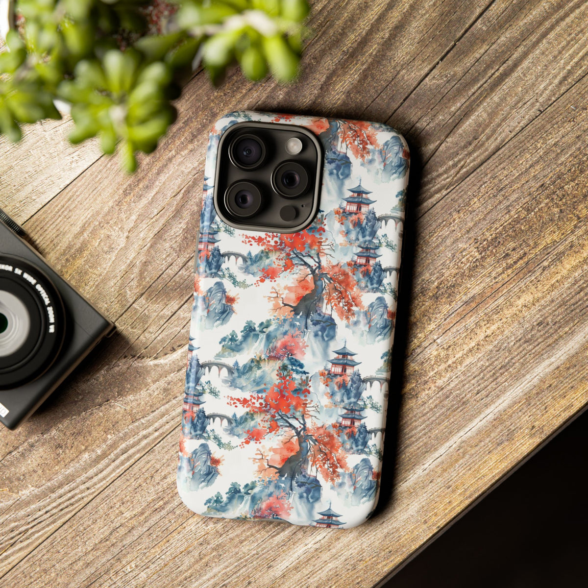 Japanese Pattern Phone Case – Elegant & Timeless Design for Your Phone 043