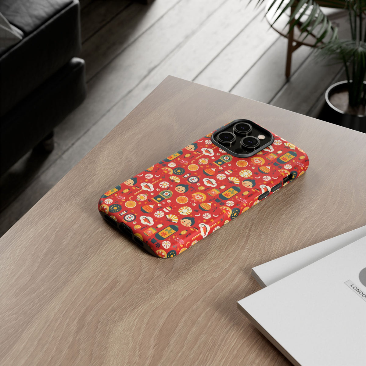 Japanese Pattern Phone Case – Elegant & Timeless Design for Your Phone 087