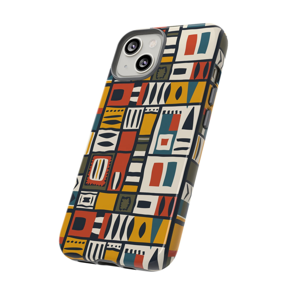 Stylish African Pattern Phone Case – Unique and Vibrant Protection 013