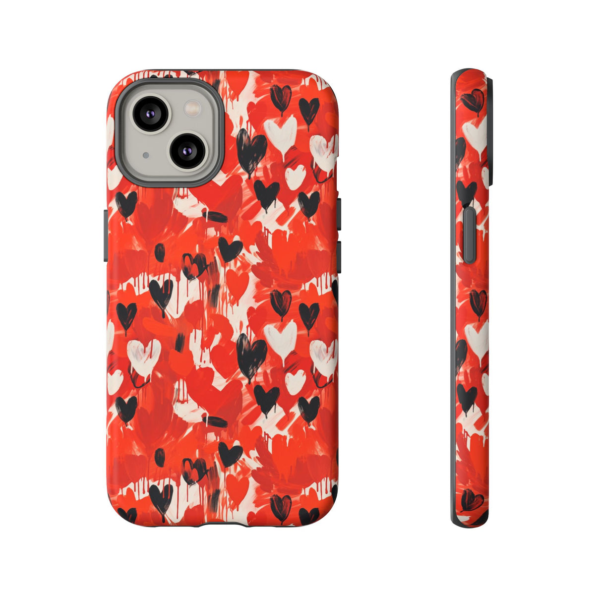 Heart Pattern Phone Case – Stylish & Loving Design for Your Device 355