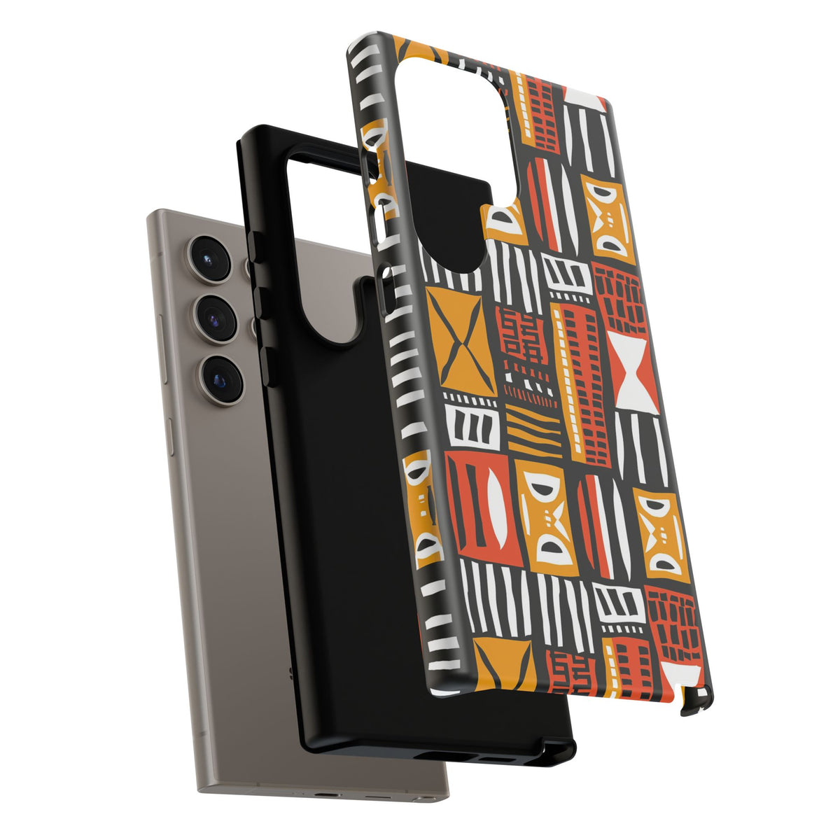 Stylish African Pattern Phone Case – Unique and Vibrant Protection 136