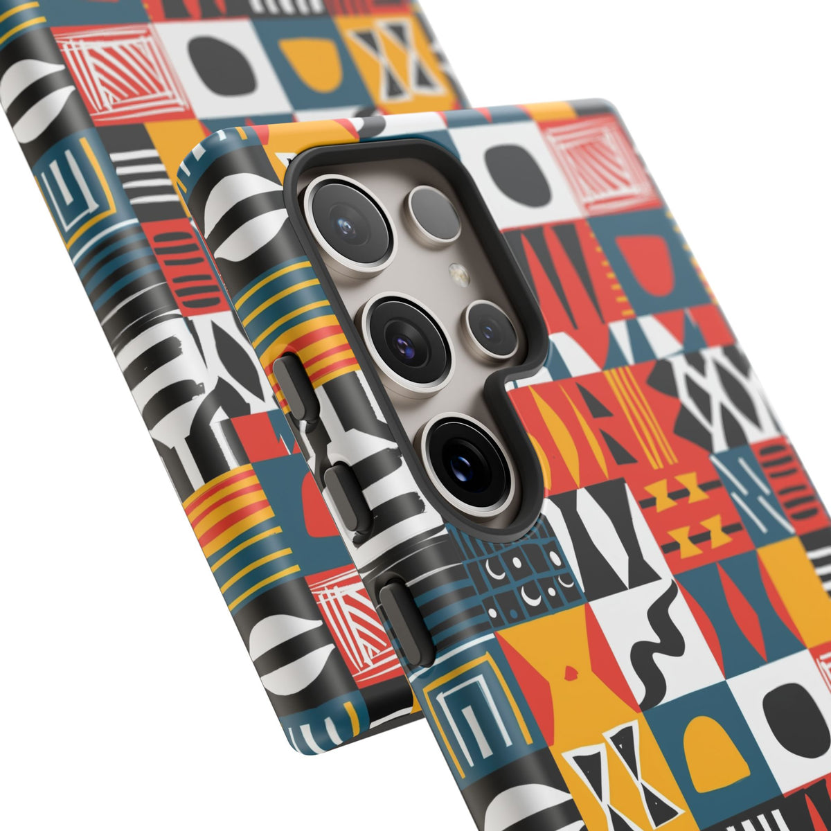 Stylish African Pattern Phone Case – Unique and Vibrant Protection 076