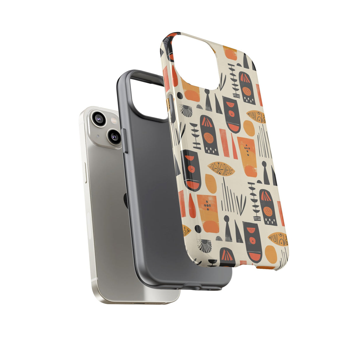 Stylish African Pattern Phone Case – Unique and Vibrant Protection 208