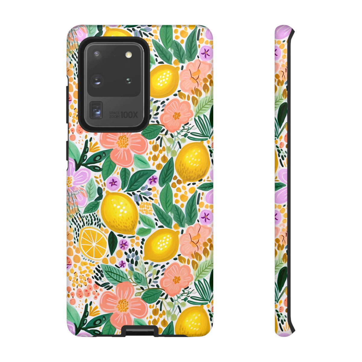 Cute Summer Lemons Phone Case – Refreshing Citrus Design for Your Phone