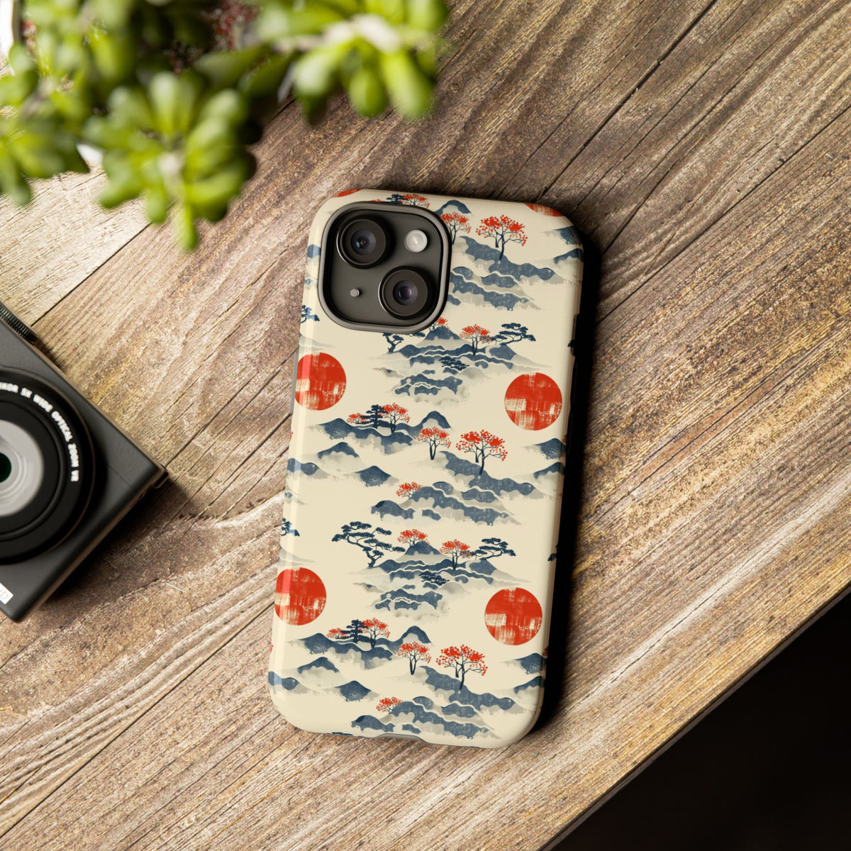 Japanese Pattern Phone Case – Elegant & Timeless Design for Your Phone 085