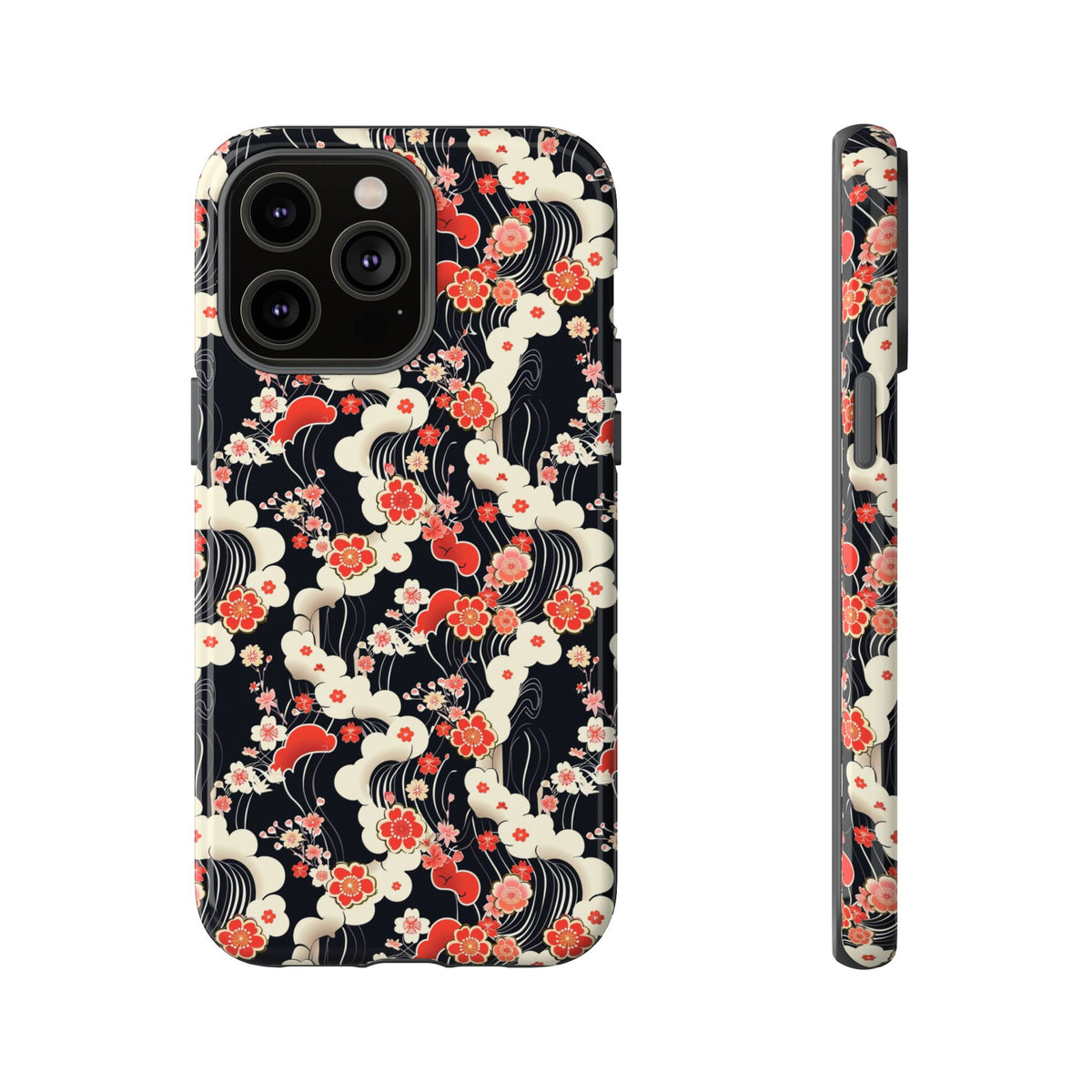 Japanese Pattern Phone Case – Elegant & Timeless Design for Your Phone 478