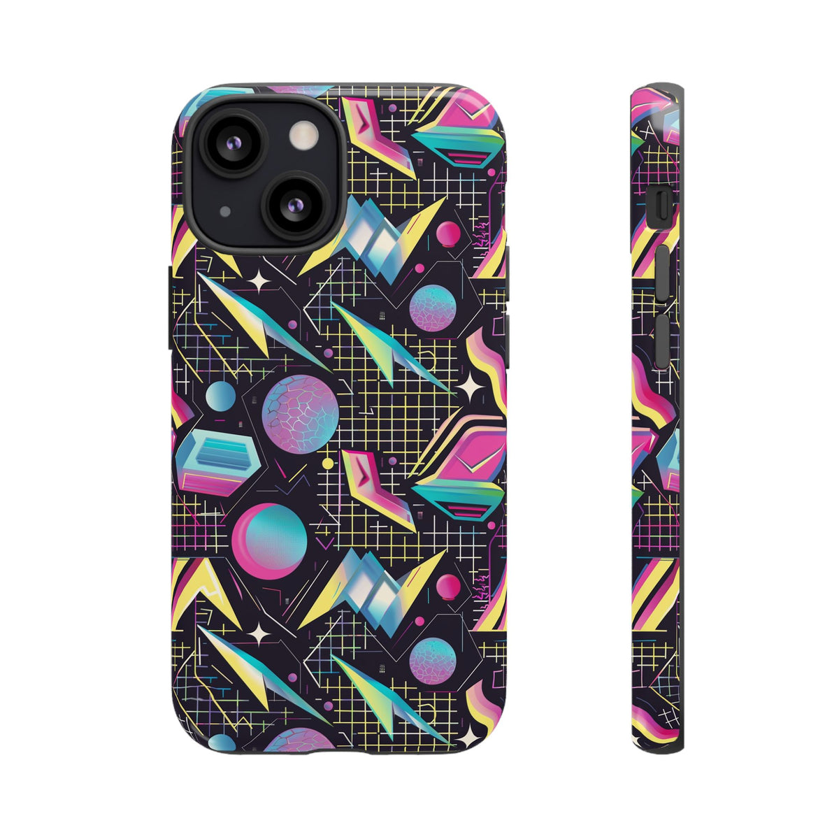 Retro 80s Seamless Phone Case – Vintage Style Meets Modern Protection 086