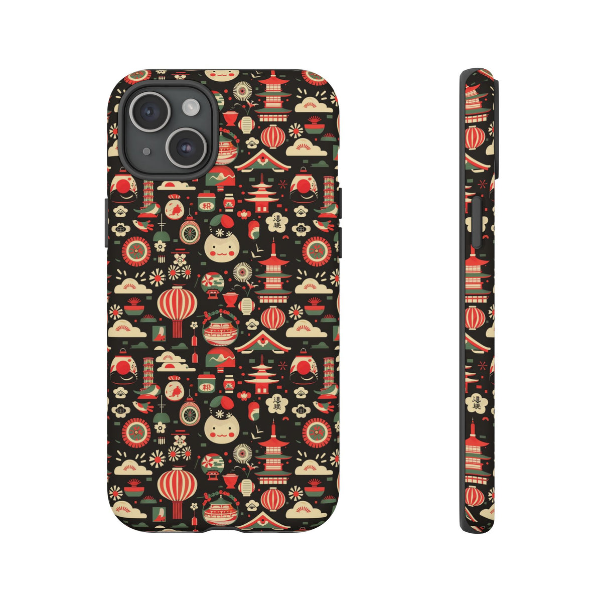 Japanese Pattern Phone Case – Elegant & Timeless Design for Your Phone 032