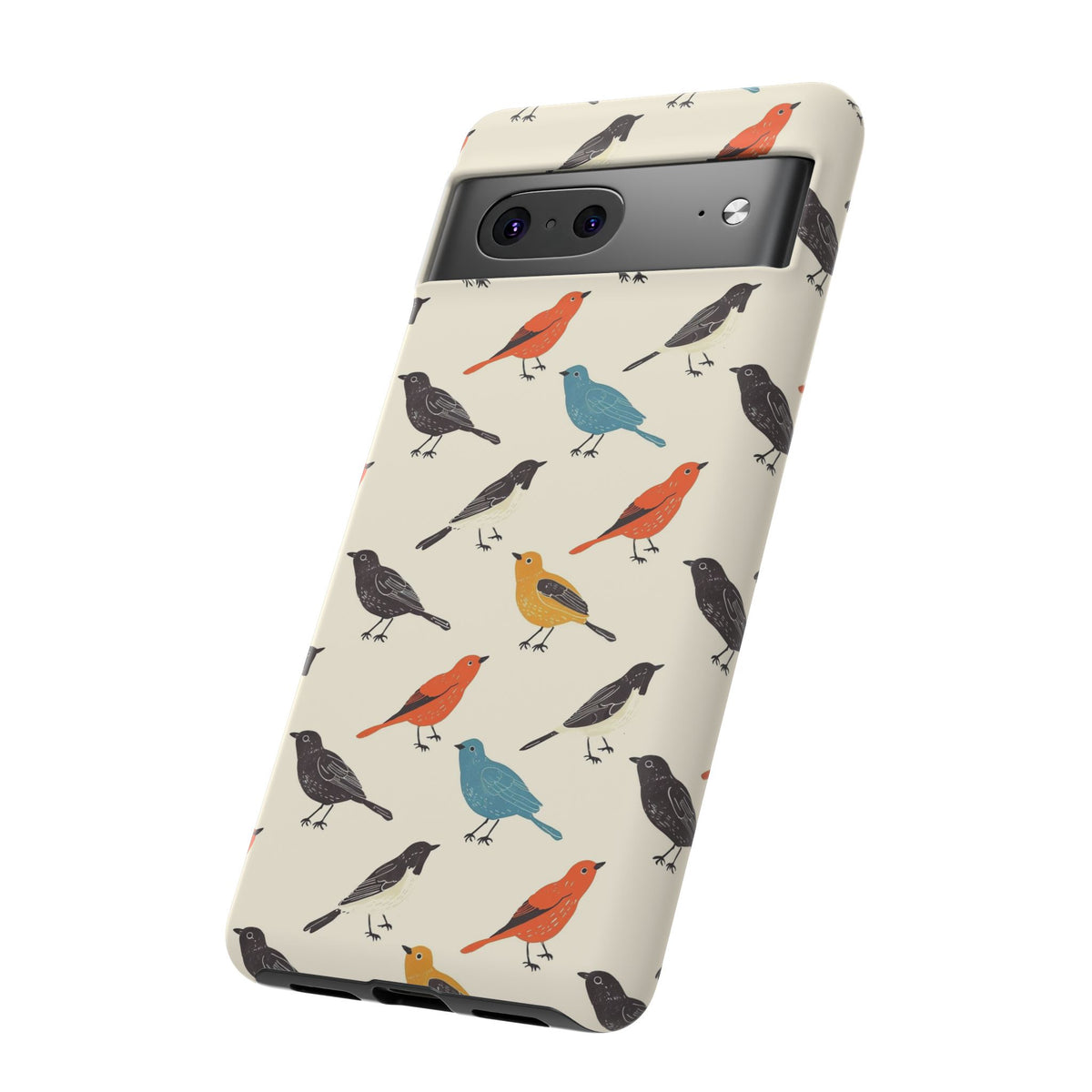 Birds Seamless Pattern Phone Case – Elegant and Timeless Avian Design 5