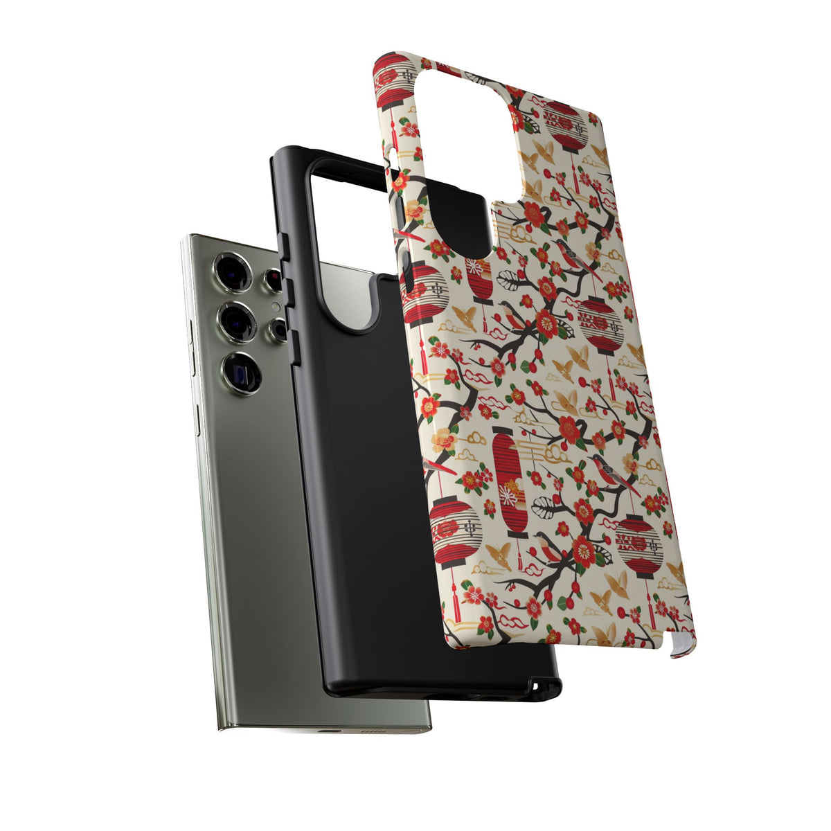 Japanese Pattern Phone Case – Elegant & Timeless Design for Your Phone 116