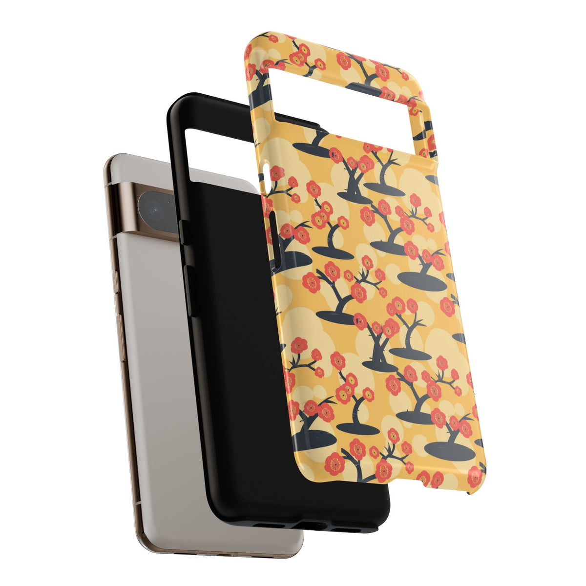 Japanese Pattern Phone Case – Elegant & Timeless Design for Your Phone 044