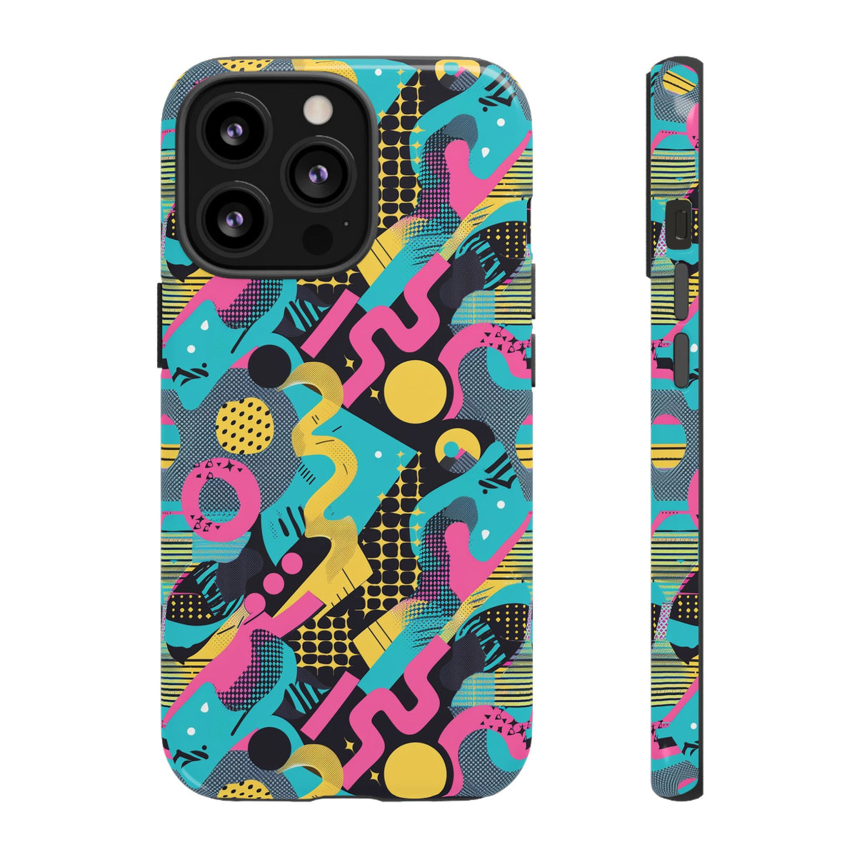 Retro 80s Seamless Phone Case – Vintage Style Meets Modern Protection 138