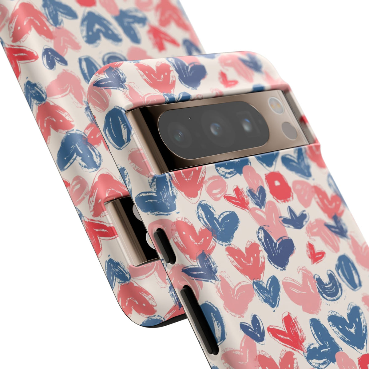 Heart Pattern Phone Case – Stylish & Loving Design for Your Device 354