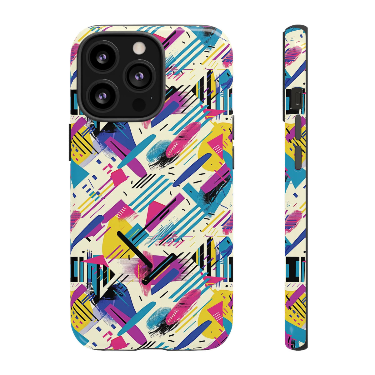 Retro 80s Seamless Phone Case – Vintage Style Meets Modern Protection 134