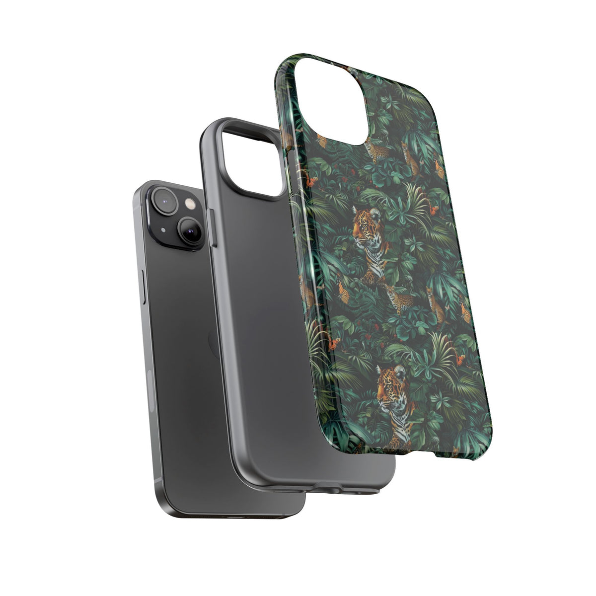 Jungle Pattern Phone Case – Exotic & Lush Design for Your Phone 326