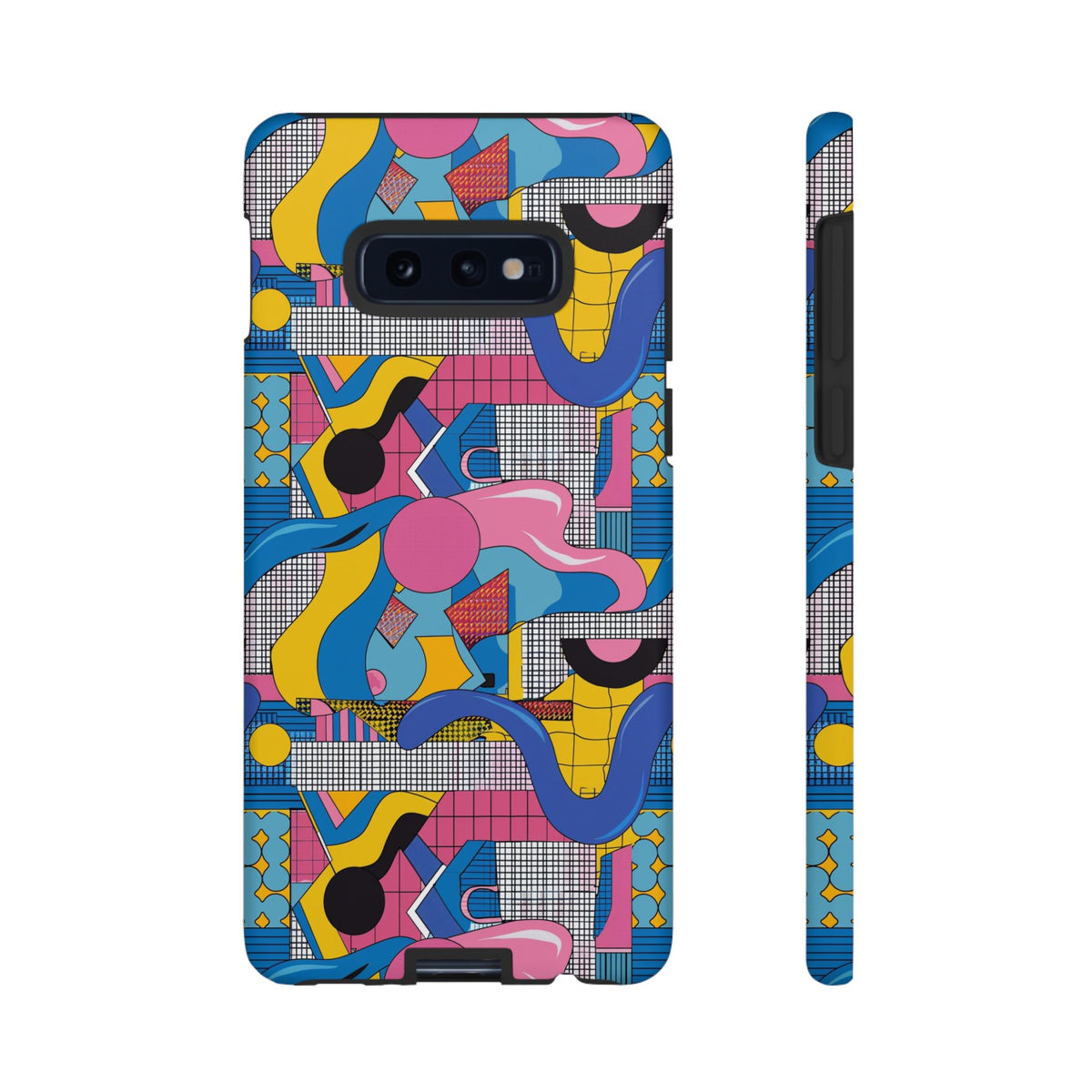 90s Themed Seamless Pattern Phone Case – Embrace Retro Style and Protection 224