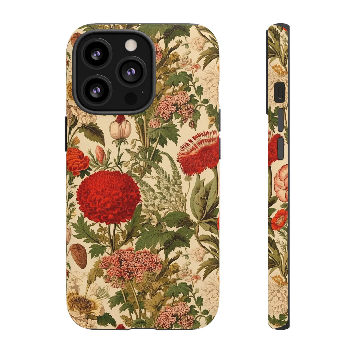 Antique Garden Botanical Phone Case - Vintage Botanical Phone Cover 2