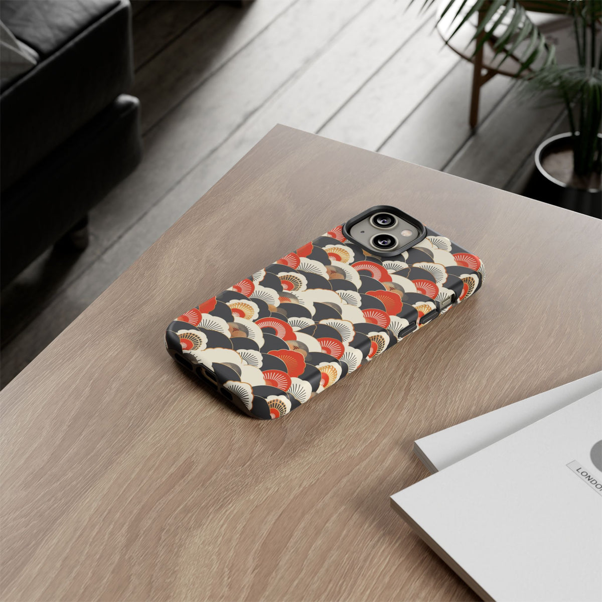 Japanese Pattern Phone Case – Elegant & Timeless Design for Your Phone 080