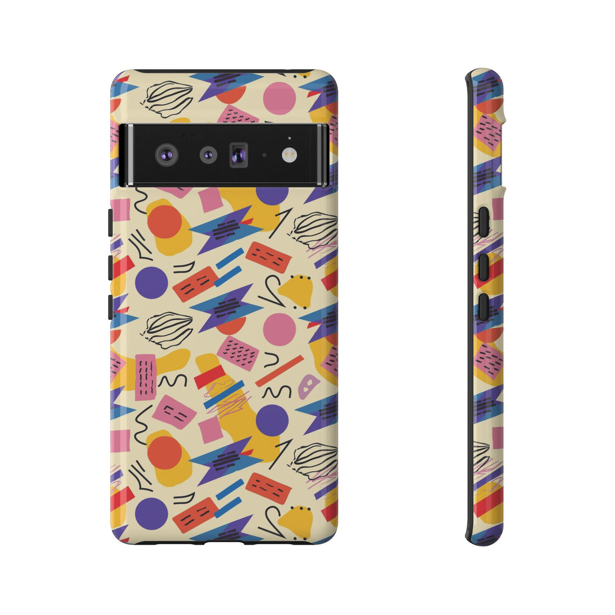 90s Themed Seamless Pattern Phone Case – Embrace Retro Style and Protection 270