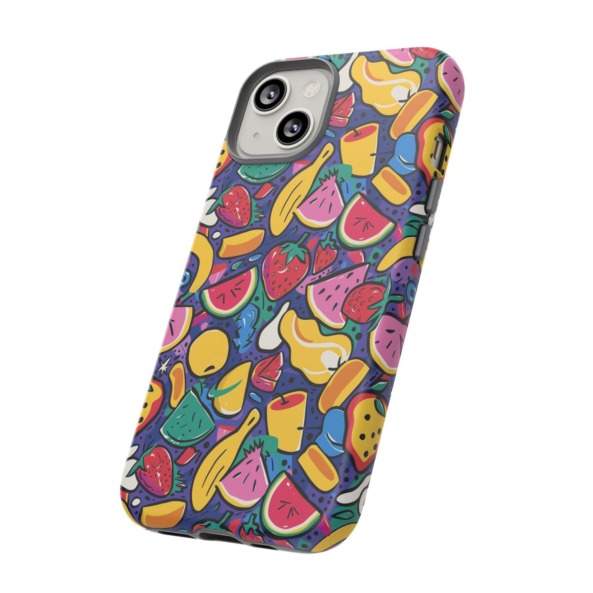 90s Themed Seamless Pattern Phone Case – Embrace Retro Style and Protection 316