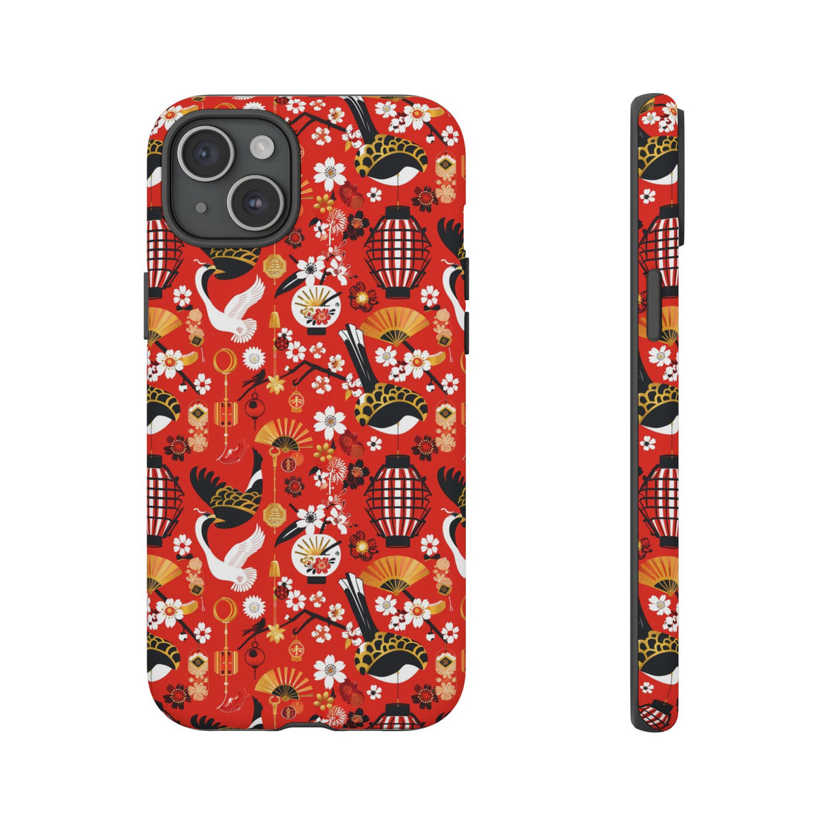 Japanese Pattern Phone Case – Elegant & Timeless Design for Your Phone 056