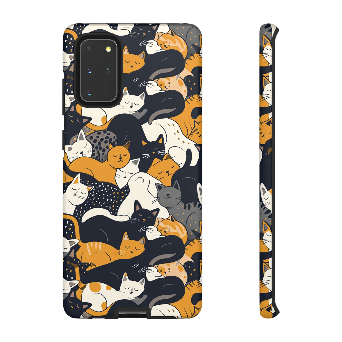 Seamless Cat Pattern Design Phone Case – Playful and Stylish Cat-Themed Phone Cover 2