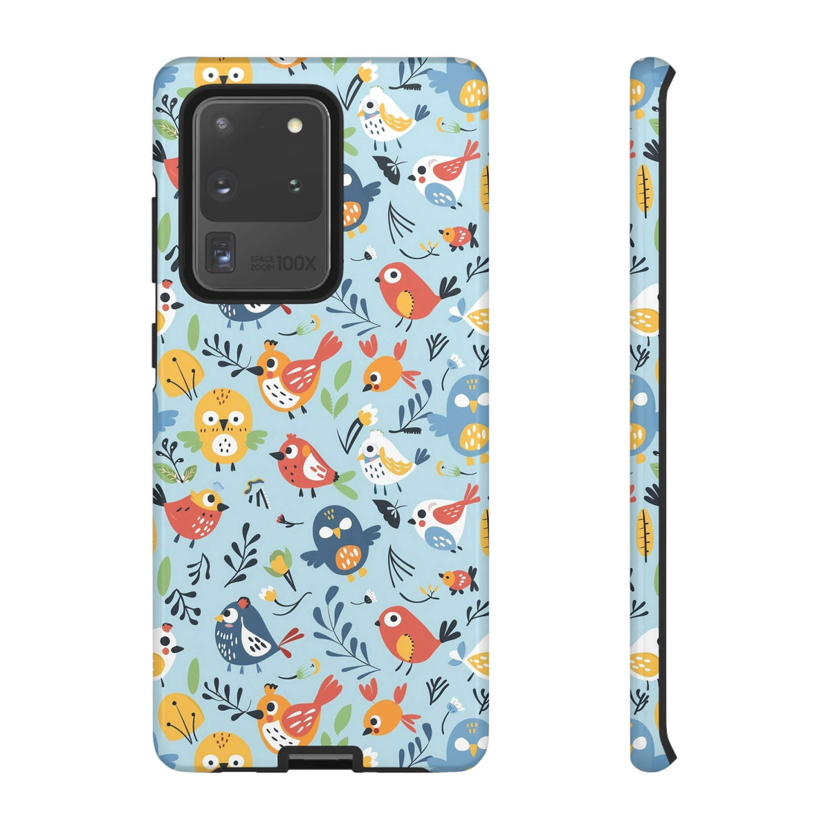 Birds Seamless Pattern Phone Case – Elegant and Timeless Avian Design 7