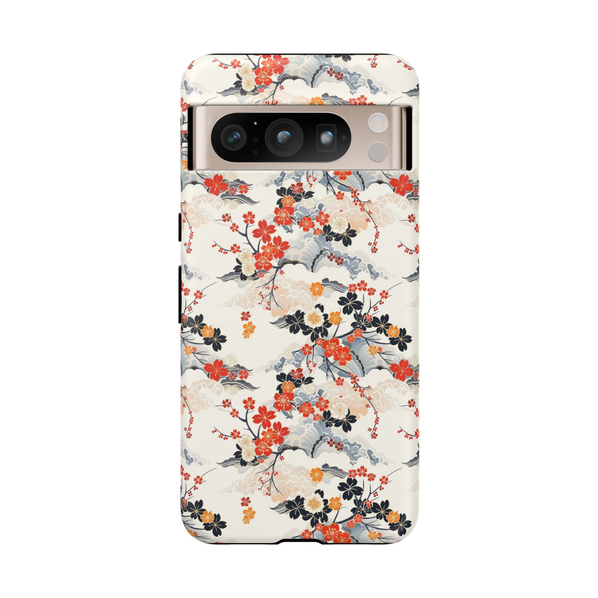 Japanese Pattern Phone Case – Elegant & Timeless Design for Your Phone 302