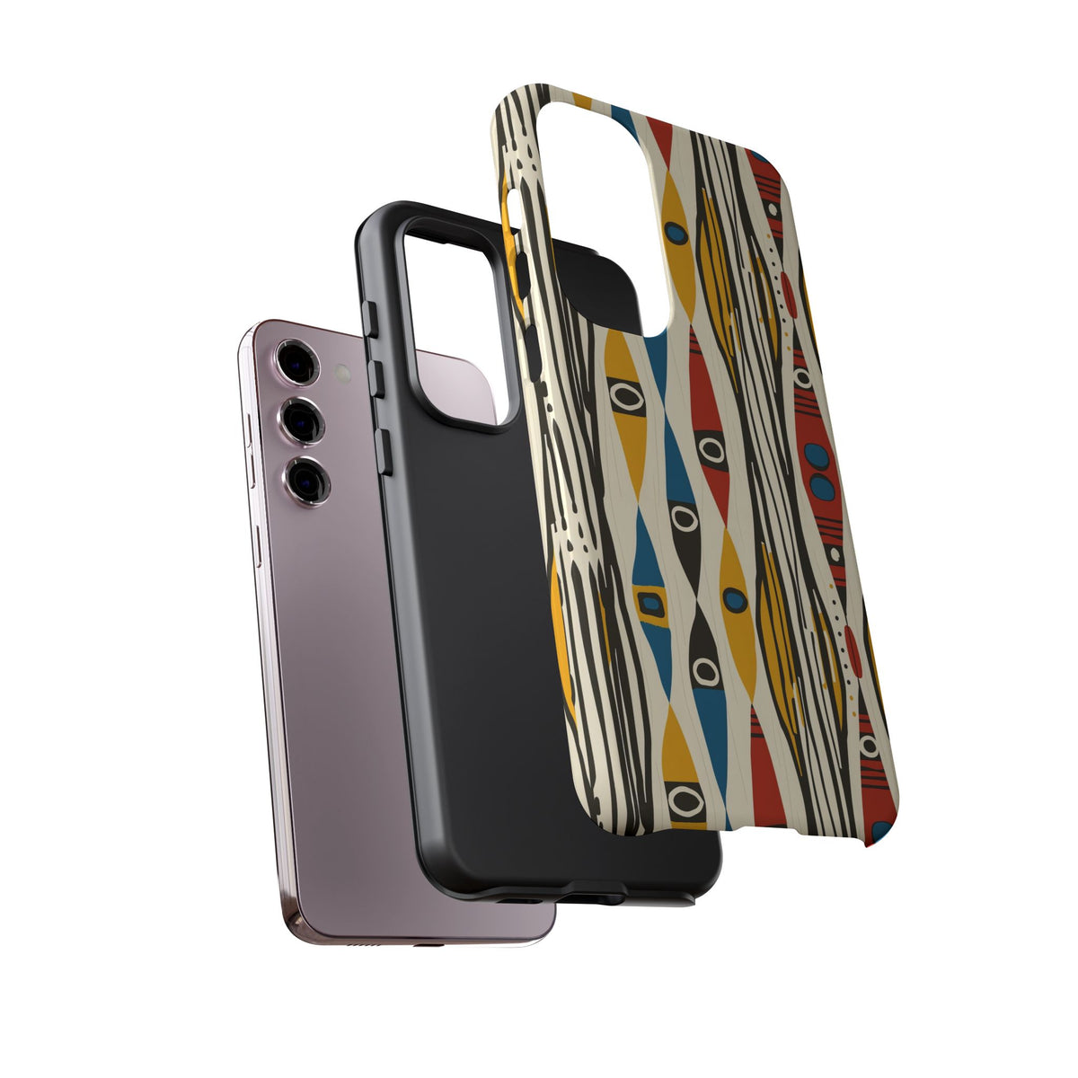 Stylish African Pattern Phone Case – Unique and Vibrant Protection 202