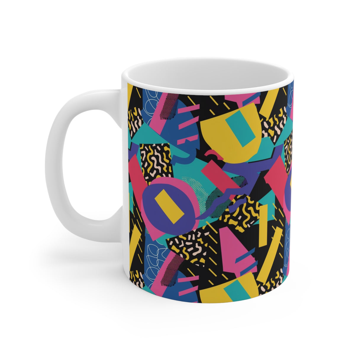 90s Retro Coffee Mug - Full Wrap Design 590