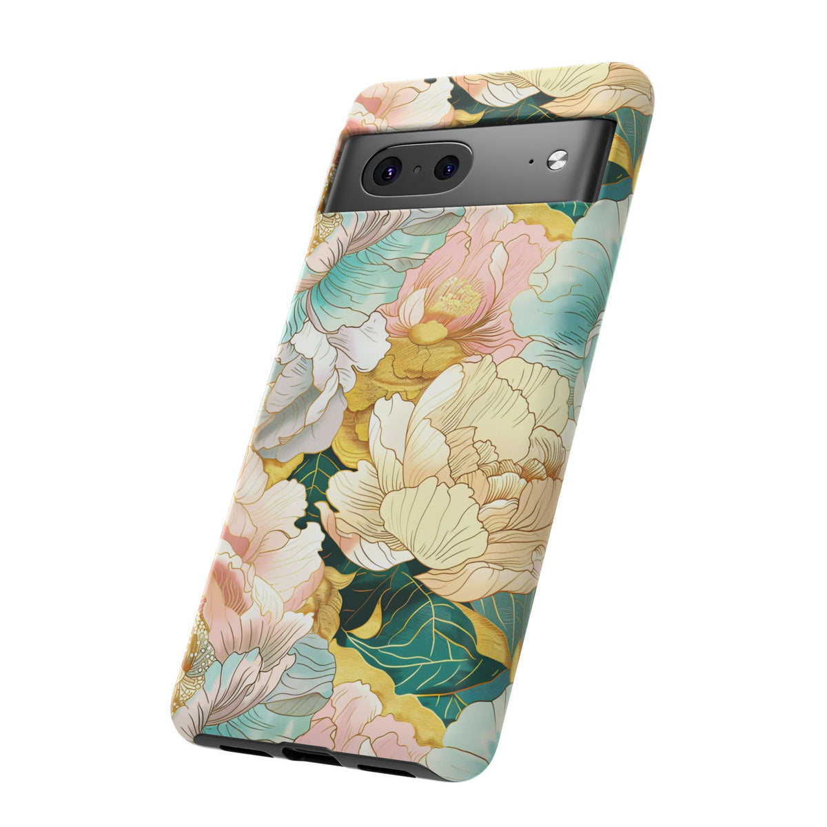 Japanese Blossom Asian Floral Design Phone Case – Elegant Floral Phone Cover