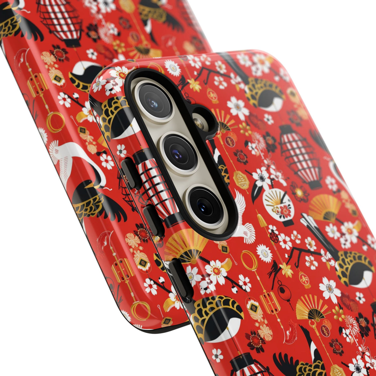 Japanese Pattern Phone Case – Elegant & Timeless Design for Your Phone 056