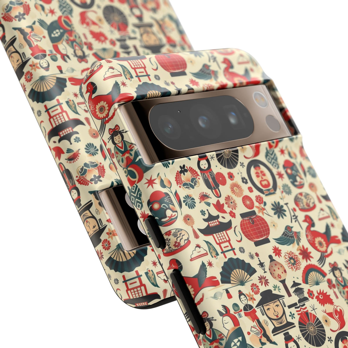 Japanese Pattern Phone Case – Elegant & Timeless Design for Your Phone 471