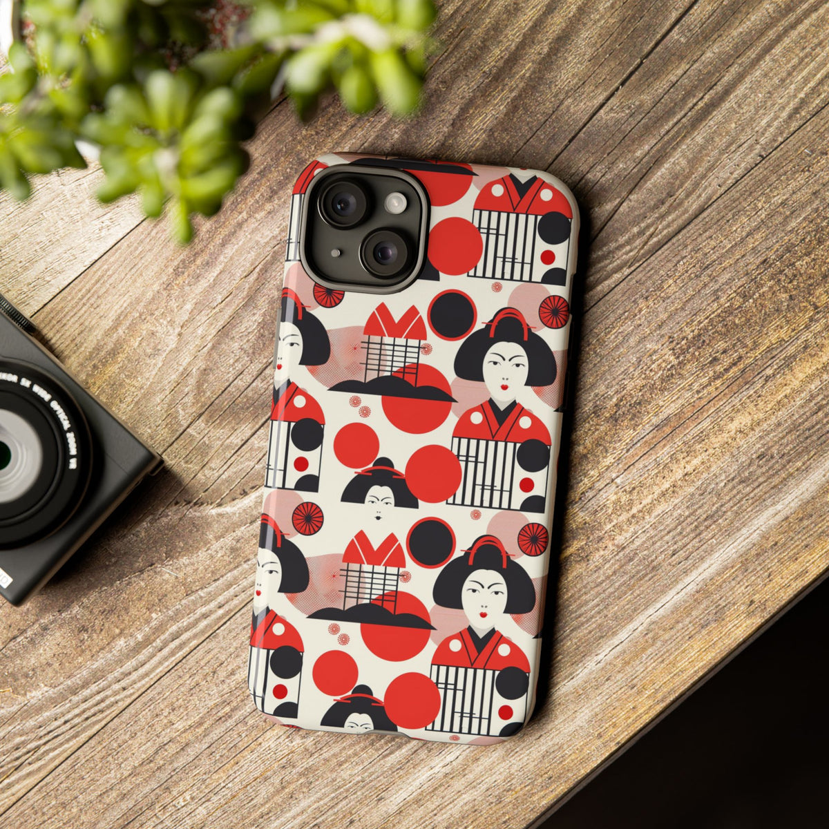 Japanese Pattern Phone Case – Elegant & Timeless Design for Your Phone 018