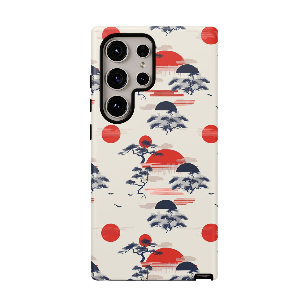 Japanese Pattern Phone Case – Elegant & Timeless Design for Your Phone 047