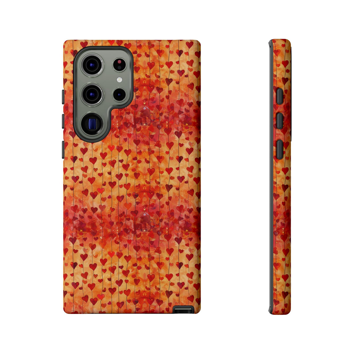 Heart Pattern Phone Case – Stylish & Loving Design for Your Device 827