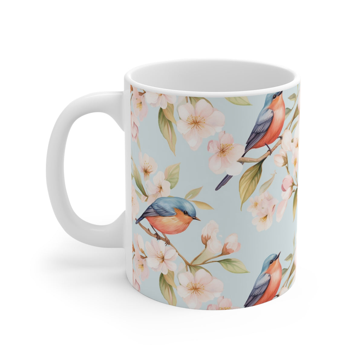 Various Watercolor Design All Over Coffee Mug – Unique Artistic Ceramic Coffee Cup 326