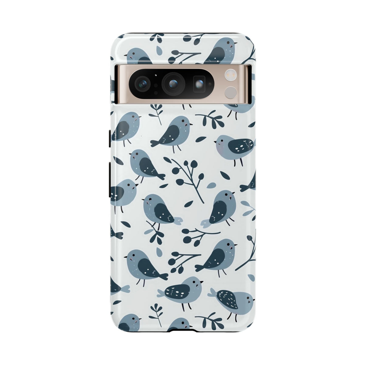 Birds Seamless Pattern Phone Case – Elegant and Timeless Avian Design 10