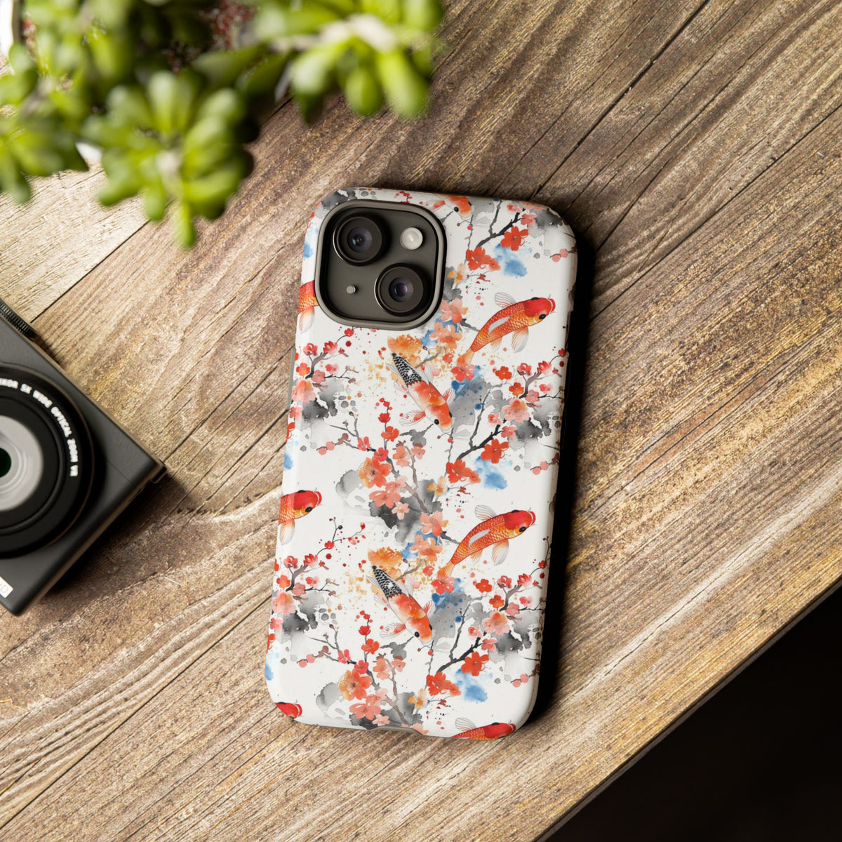 Japanese Pattern Phone Case – Elegant & Timeless Design for Your Phone 035