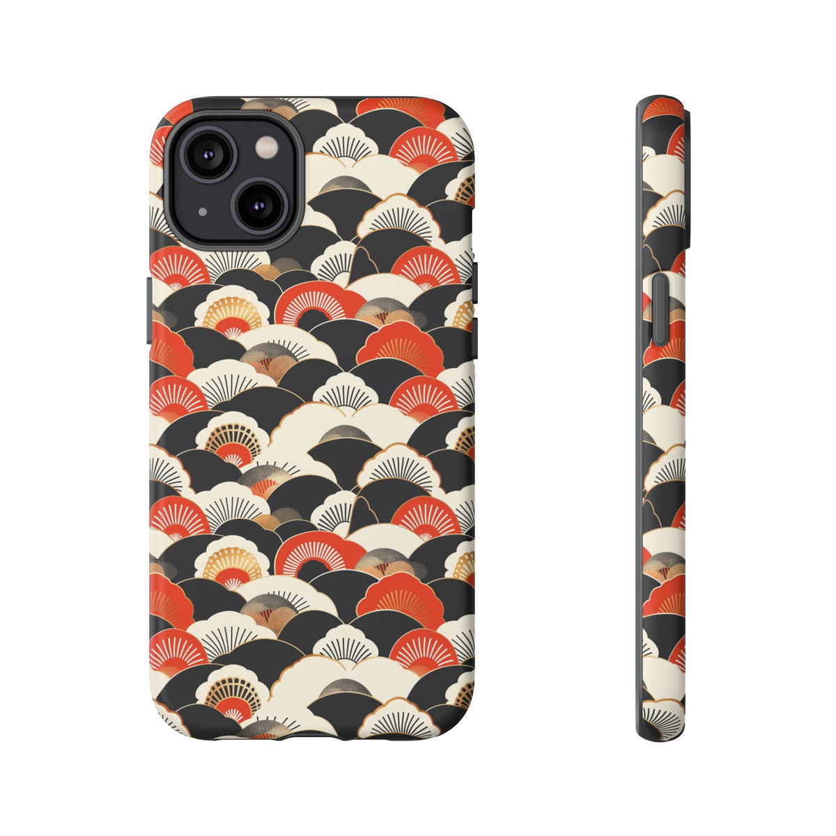 Japanese Pattern Phone Case – Elegant & Timeless Design for Your Phone 080