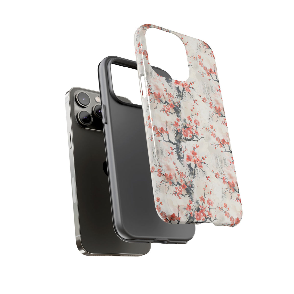 Japanese Pattern Phone Case – Elegant & Timeless Design for Your Phone 034