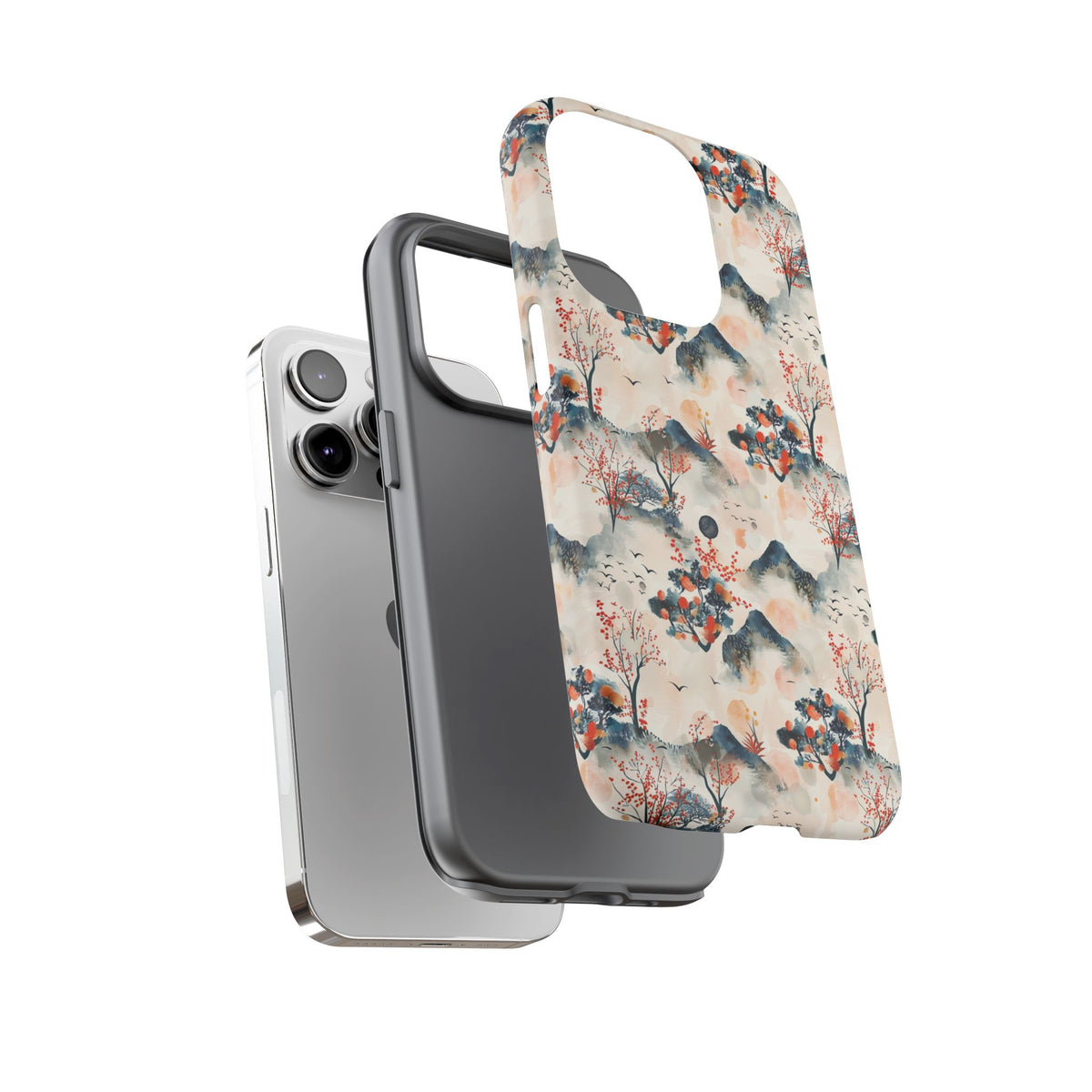 Japanese Pattern Phone Case – Elegant & Timeless Design for Your Phone 501